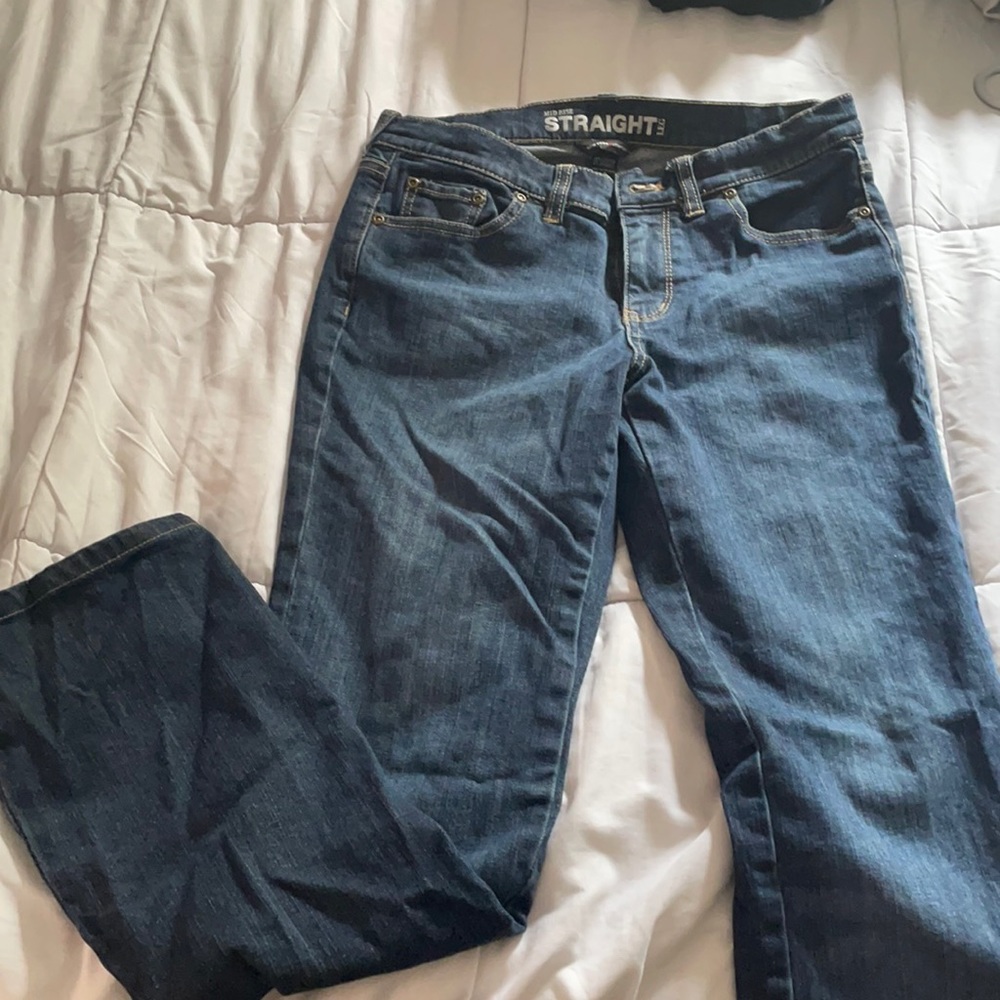 New York & Company mid rise straight leg jeans size 4